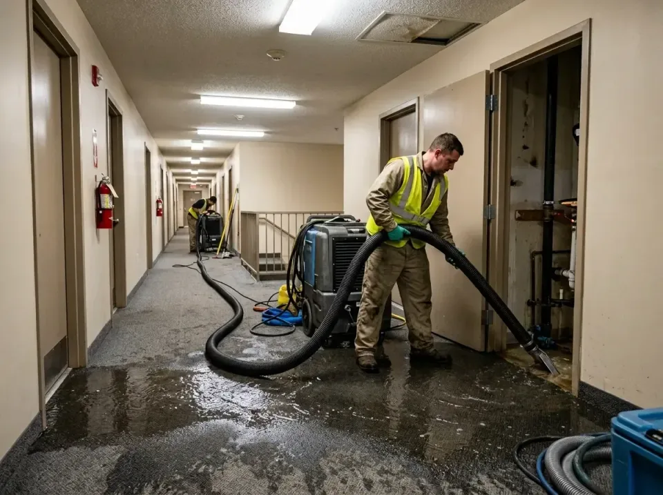 multi-unit-apartment-hallway-f-005 — frequently asked questions, Emergency Burst Pipe Water Extraction & Removal in Sunny Is…